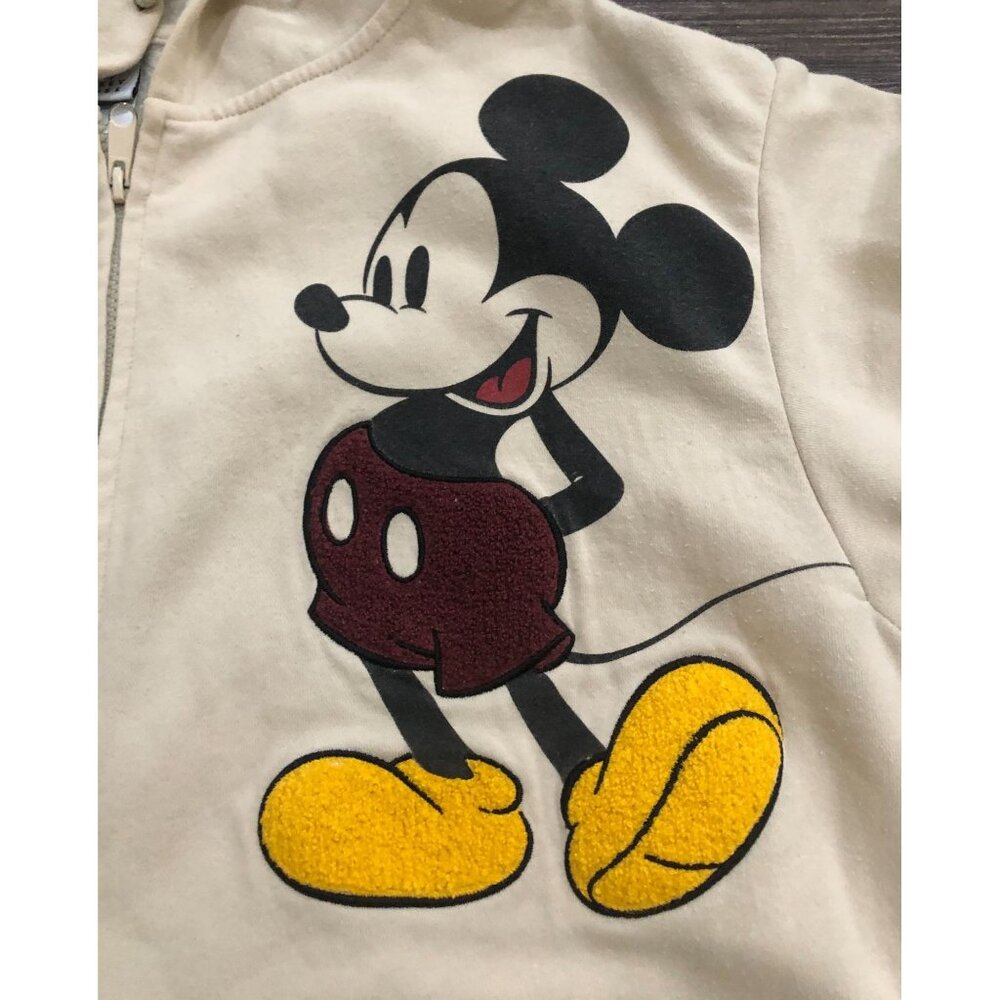 Disney Mickey Mouse Womens 2XL Embroidered Full Zip Sweatshirt Hoodie - Picture 3 of 7
